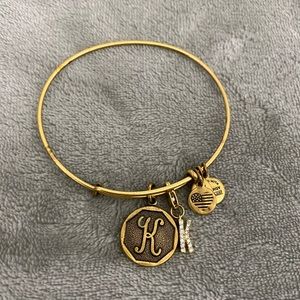 Alex and ani “K” initial bracelet.